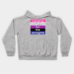 Causing Confusion for the Straights GF Kids Hoodie